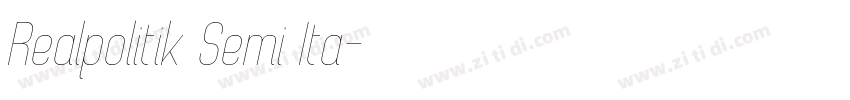 Realpolitik Semi Ita字体转换